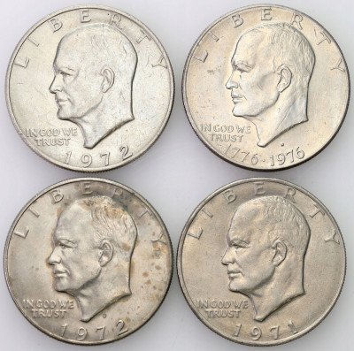 USA. 1 Dolar 1971-1976 – 4 szt