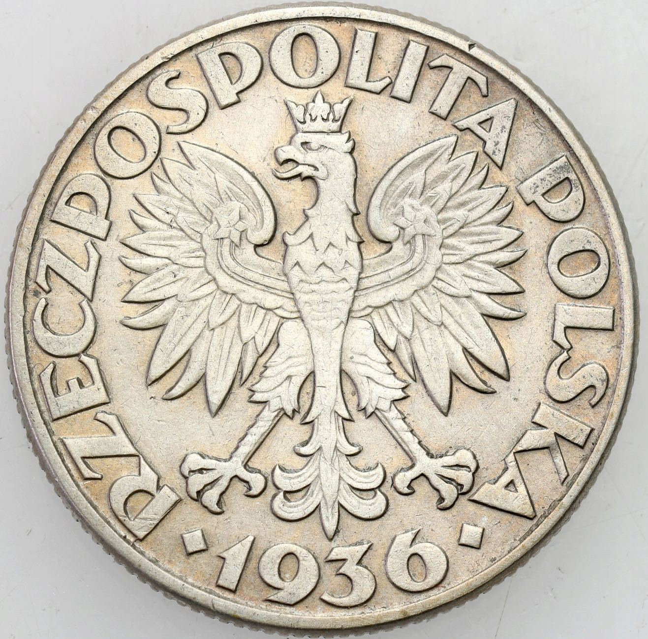 II RP. 2 złote 1936 Żaglowiec