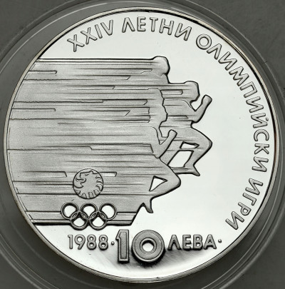 Bułgaria. 10 lewa 1988 XXIV Igrzyska - SREBRO