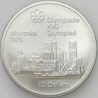 Kanada. 10 dolarów 1973 Igrzyska Montreal – SREBRO