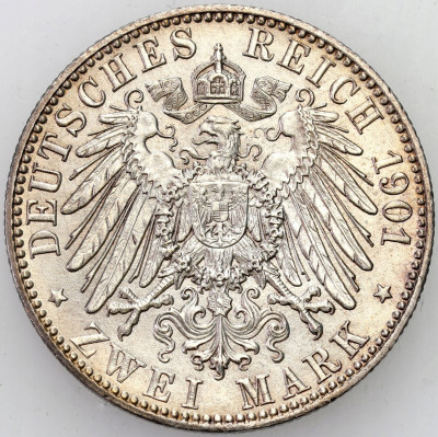 Niemcy, Prusy. 2 marki 1901, Berlin – SREBRO