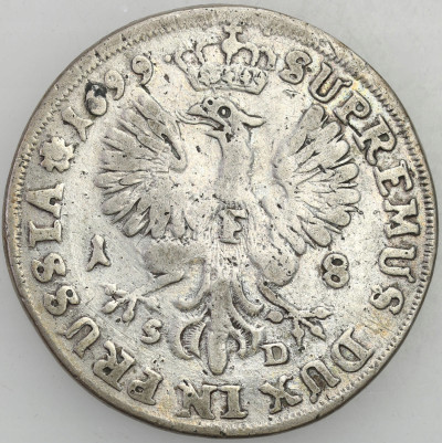 Niemcy, Fryderyk III. Ort 1699 SD, Królewiec