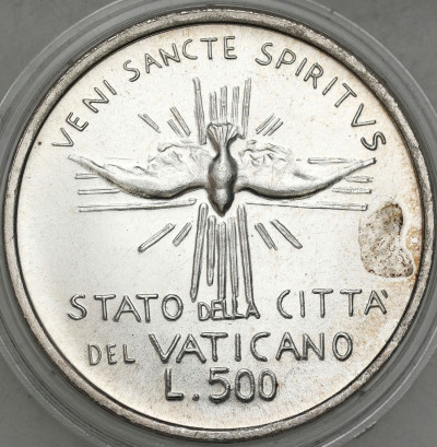 Watykan. 500 lirów 1978 Sede Vacante – SREBRO