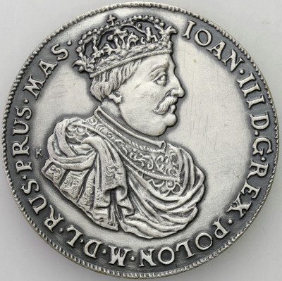 Kopia Talara Jan III Sobieski 1685 - SREBRO