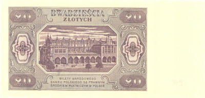 20 złotych 1948 seria HF
