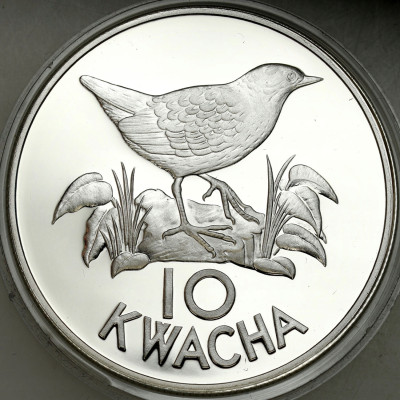 Zambia. 10 kwacha 1986 Przyroda – SREBRO