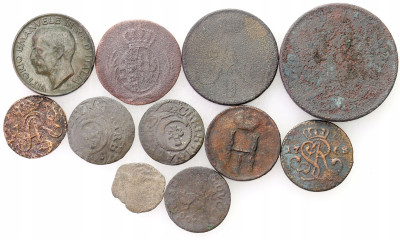 Europa, zestaw monet 11 szt