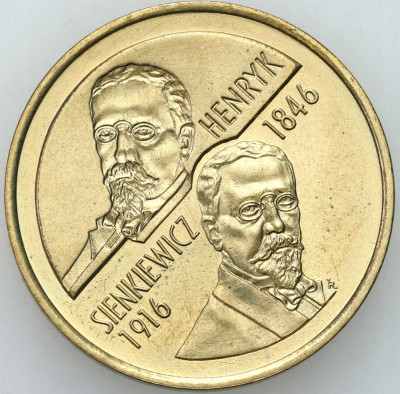 III RP. 2 złote 1996 Henryk Sienkiewicz – MENNICZE