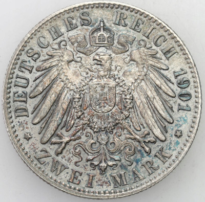 Niemcy, Prusy. 2 marki 1901, Berlin - SREBRO