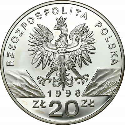 20 złotych 1998 Ropucha Paskówka - SREBRO