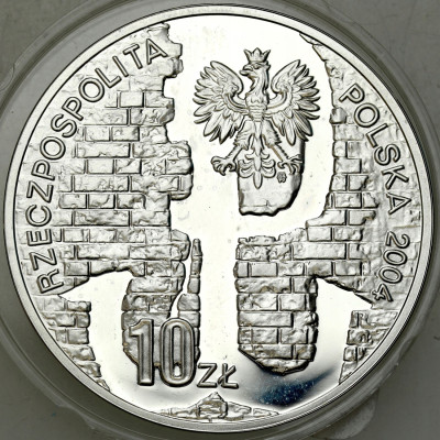 10 zł 2004 Rocznica Powstania Warszawskiego SREBRO