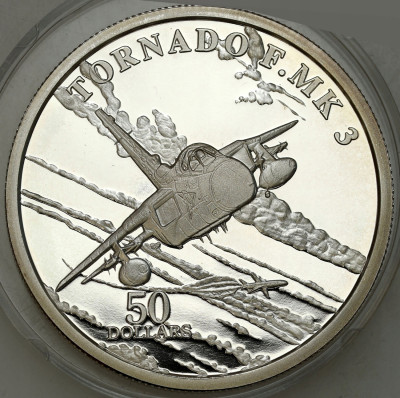 Wyspy Marshalla 50 dolarów 1995 Myśliwce – 1 Oz Ag