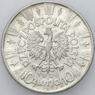 II RP. 10 złotych 1936 Piłsudski