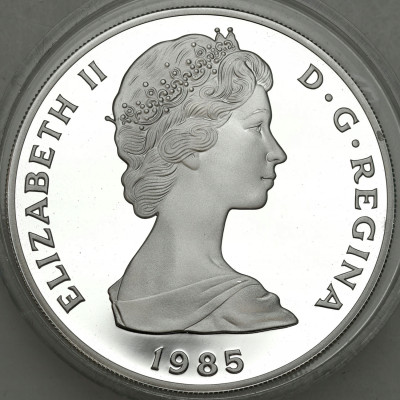 Turks i Caicos. 10 koron 1985 – SREBRO