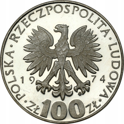 100 złotych 1974 Skłodowska Curie - SREBRO