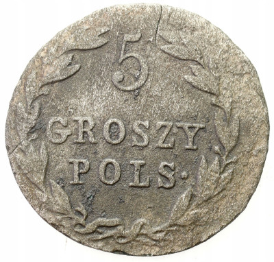 Aleksander I. 5 groszy polskich 1818 IB, Warszawa