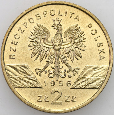 III RP. 2 złote 1996, Jeż – RZADKIE