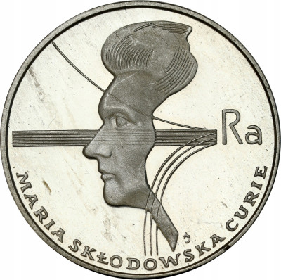 100 złotych 1974 Skłodowska Curie - SREBRO