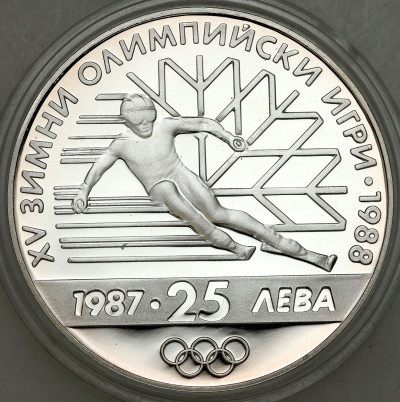 Bułgaria. 25 lewa 1987 XV Igrzyska – SREBRO