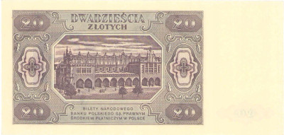 20 złotych 1948 seria HF