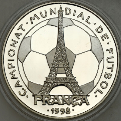 Andora. 10 dinerów 1997 FIFA 1998 - SREBRO