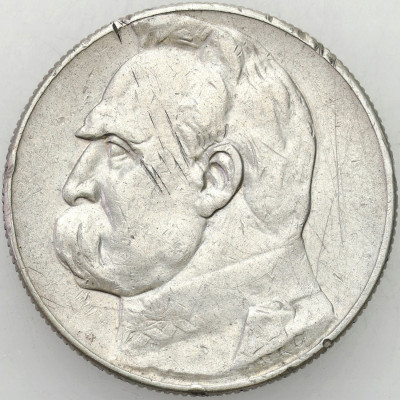 II RP. 5 złotych 1934 Piłsudski - RZADSZY ROCZNIK