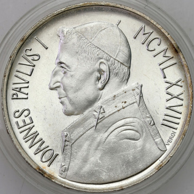 Watykan 1000 lirów 1978 Papież Jan Paweł I SREBRO