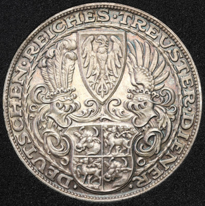 Niemcy Medal 1927 Hindenburg Goetz - SREBRO