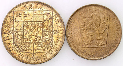 Czechosłowacja 10-20 koron 1933-1964 SREBRO– 2 szt