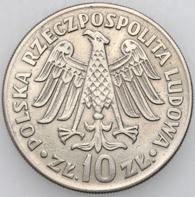 10 złotych 1964 Kazimierz Wielki - napis wypukły