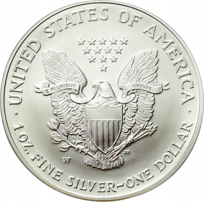USA. 1 Dolar 2007 ANACS MS69 – UNCJA SREBRA