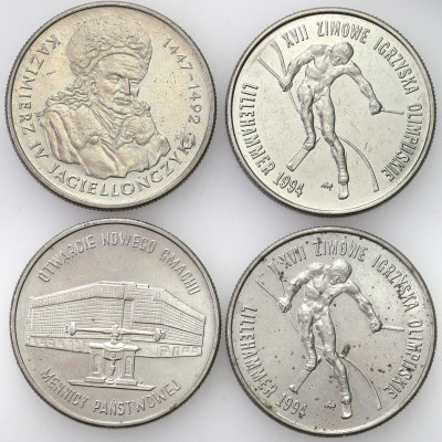 III RP. 20.000 złotych 1993-1994 RÓŻNE – 4 szt