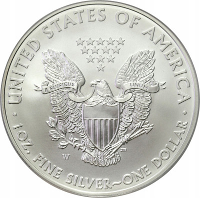 USA. 1 Dolar 2008 ANACS MS70 – UNCJA SREBRA