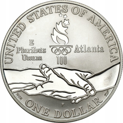 USA, 1 Dolar 1995, Lekkoatletyka, SREBRO
