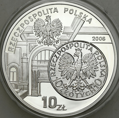 10 złotych 2006 Dzieje złotego – kobieta – SREBRO