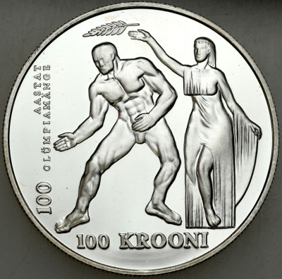 Estonia 100 Koron 1996, Atlanta Olimpiada - SREBRO