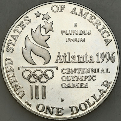 USA 1 dolar 1996 P Atlanta Olimpiada - SREBRO