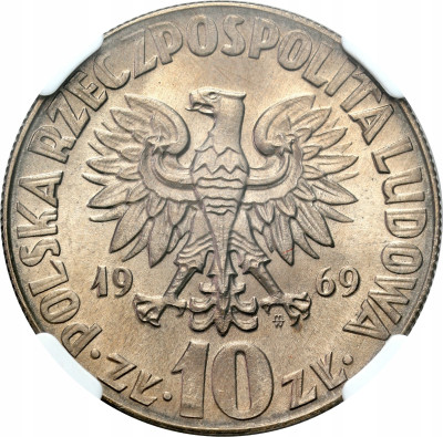 10 złotych 1969 Mikołaj Kopernik NGC MS66