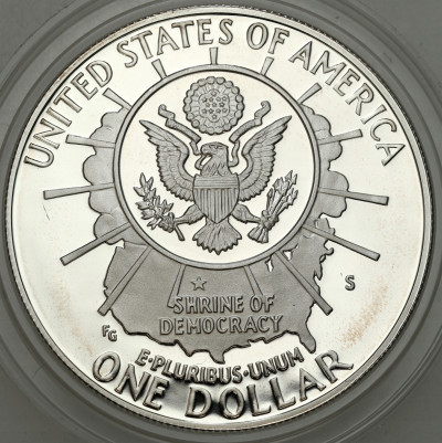 USA. 1 dolar 1991 Góra Rushmore – SREBRO