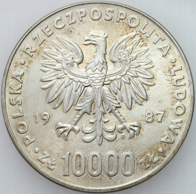 PRL. 10.000 złotych 1987 Jan Paweł II – SREBRO
