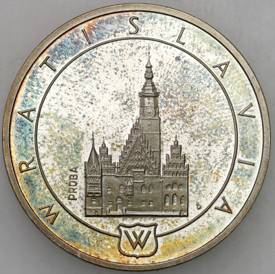 PRL. PRÓBA srebro 1.000 złotych 1987 Wratislavia