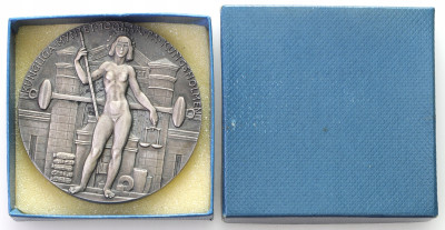 Szwecja. Medal 100 Ar Pa Kungsholmen 1950 – SREBRO