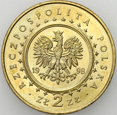 III RP. 2 złote 1998 Zamek w Kórniku - PIĘKNE