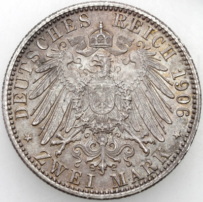 Niemcy - Badenia. 2 marki 1906, Karlsruhe - SREBRO