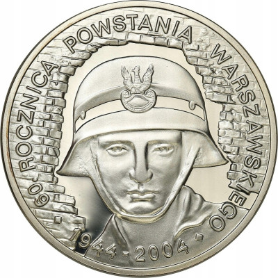 10 złotych 2004 Powstanie Warszawskie – SREBRO