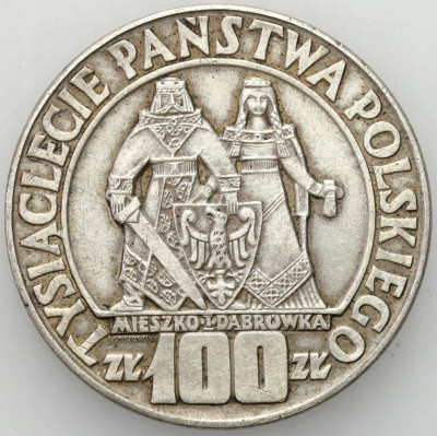 100 złotych 1966 Mieszko i Dąbrówka – Millenium