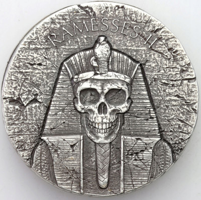 Czad, Ramzes II, 100 franków 2017 2 uncje SREBRA