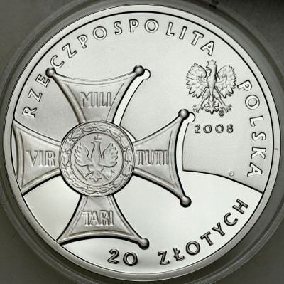 20 złotych 2008 90 rocznica Niepodległości - SREBRO