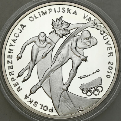 10 złotych 2010 Rep. Olimpijska Vancouver - SREBRO