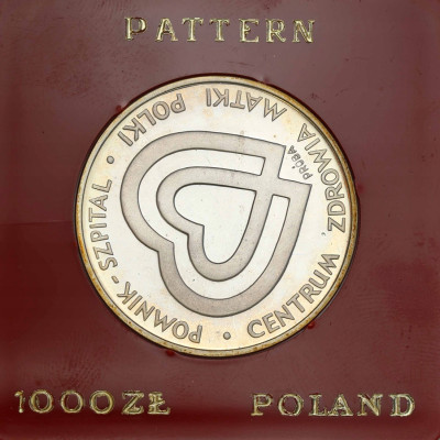 PRÓBA srebro 1.000 złotych 1986